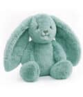 Peluche coniglio, pupazzo ecologico, morbido, in materiale riciclato, per bambini e neonati, altezza cm 40