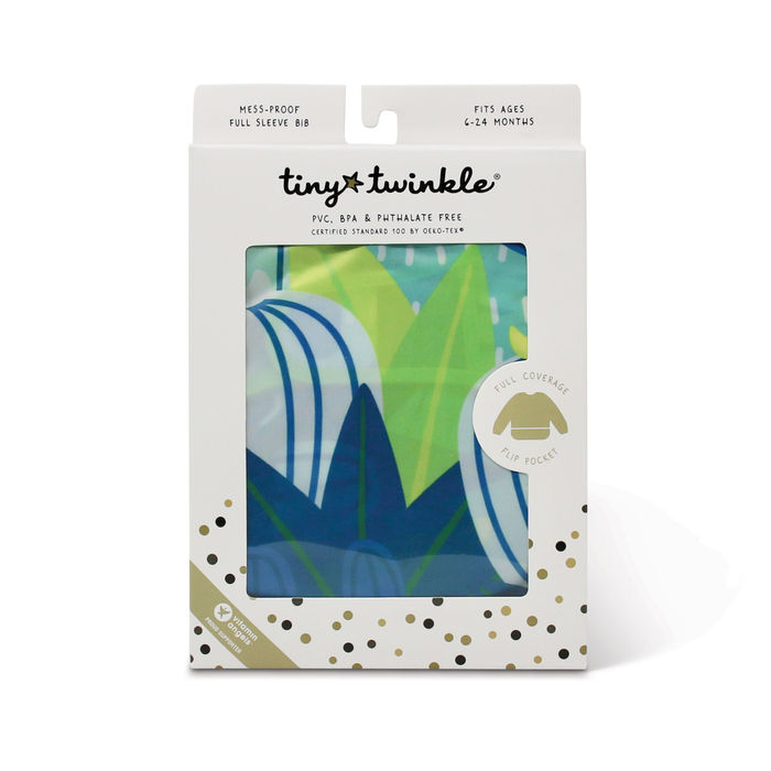 Vicloon Bavaglini Pappa Neonati, 4PCS Impermeabili, Senza Maniche Con