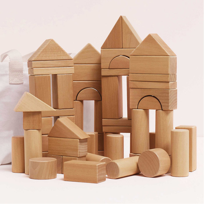 Set blocchi in legno naturale 3+ - immagine 4