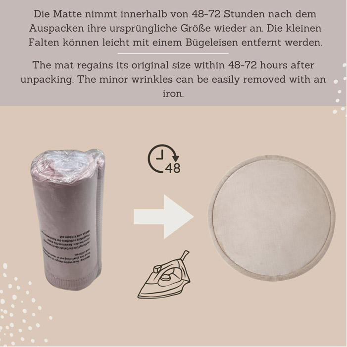 Tappeto Cloud rotondo tinta unita 120 cm - immagine 5