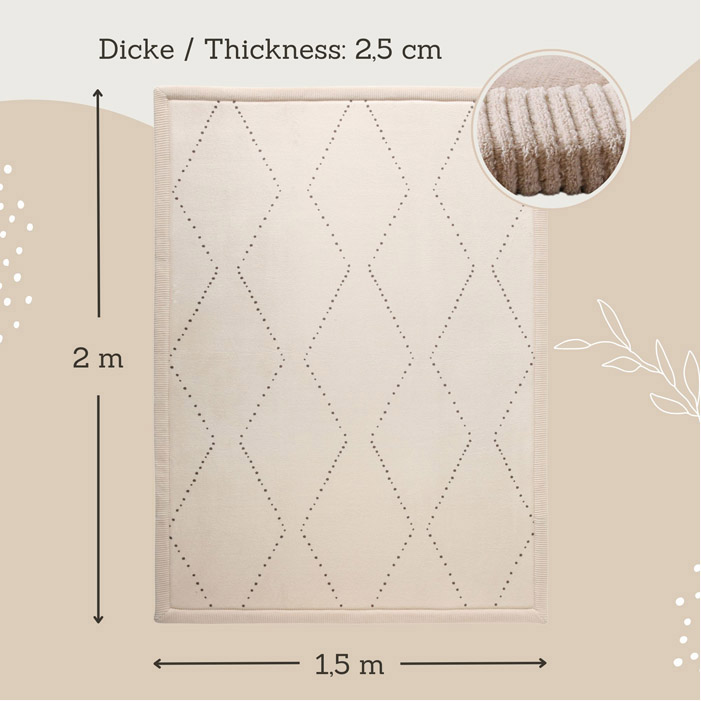 Tappeto Cloud 3D fantasia 200 x 150 cm - immagine 2