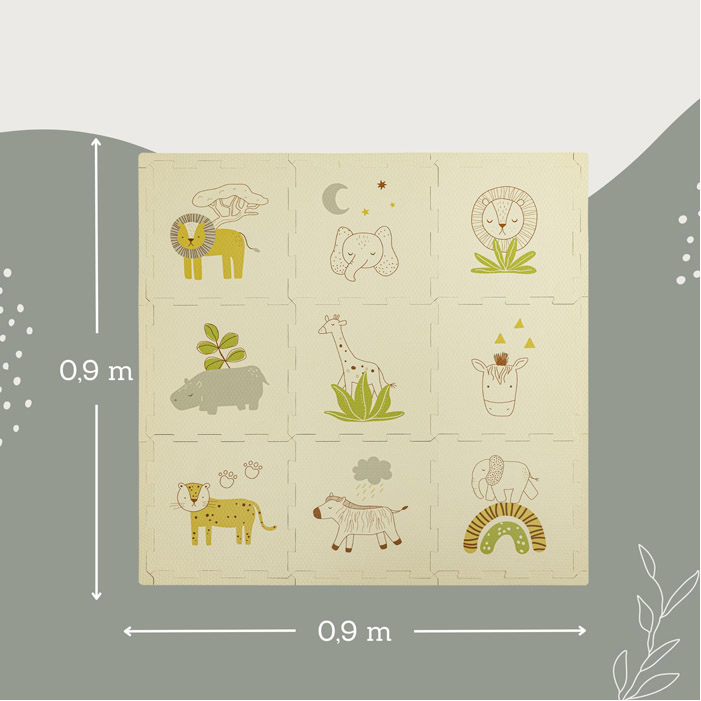 Tappeto Puzzle 0+ fantasia 90 x 90 cm - immagine 10