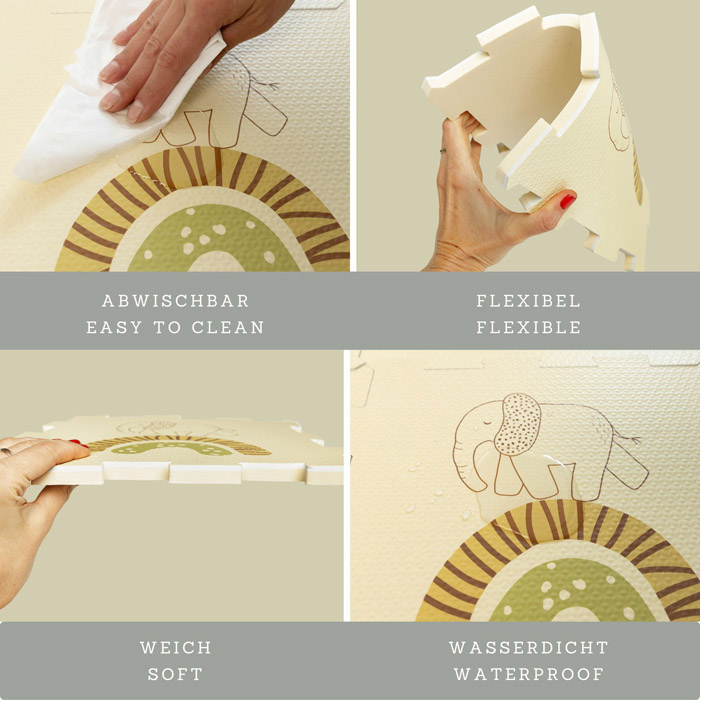 Tappeto Puzzle 0+ fantasia 90 x 90 cm - immagine 9