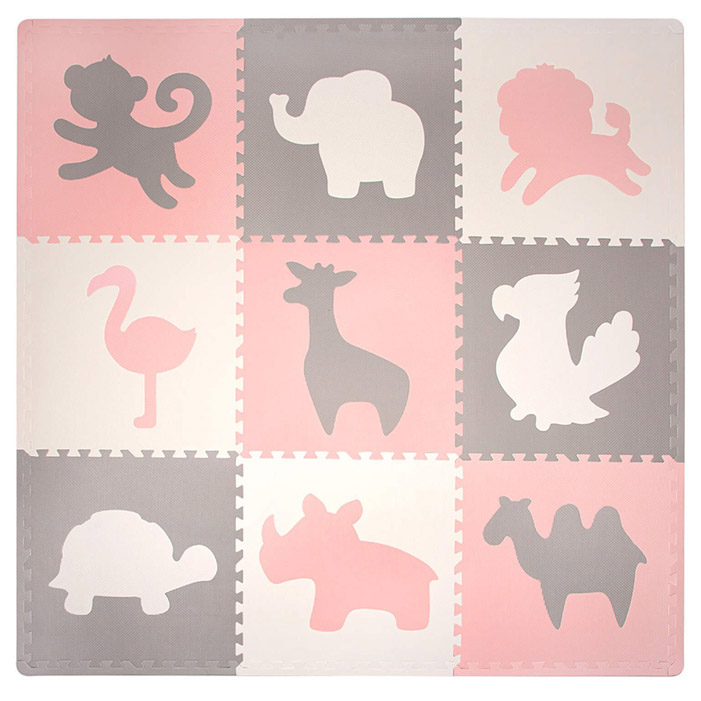 Tappeto Puzzle 0+ XXL Animali 180x180 cm