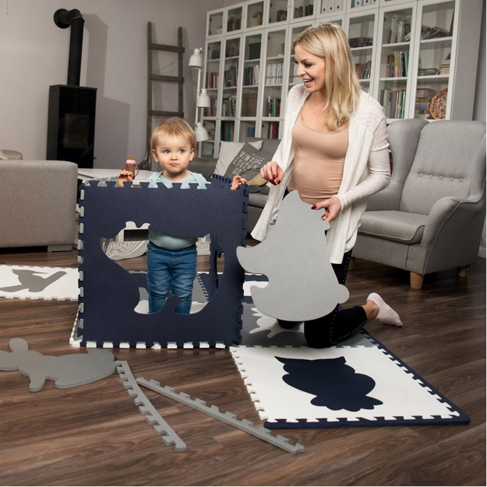 Tappeto Puzzle 0+ XXL Animali 180x180 cm - immagine 12