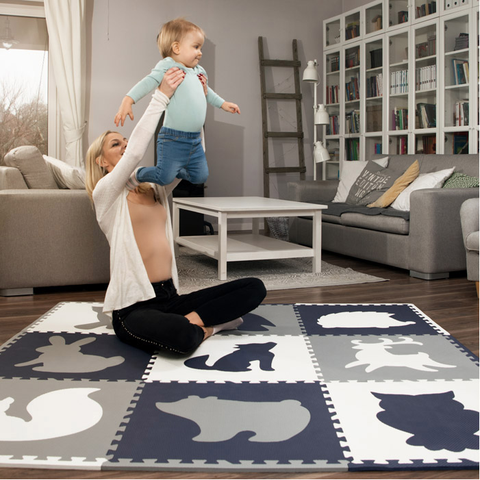 Tappeto Puzzle 0+ XXL Animali 180x180 cm - immagine 11