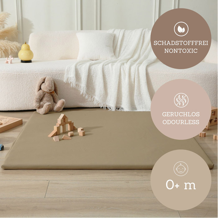 Tappeto in pelle vegana 120 x 120 cm - immagine 9