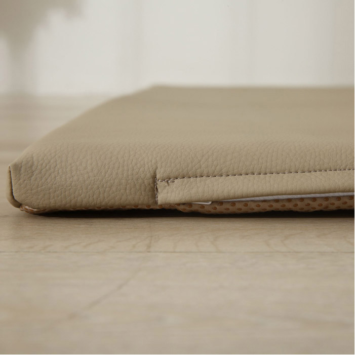 Tappeto in pelle vegana 120 x 120 cm - immagine 4