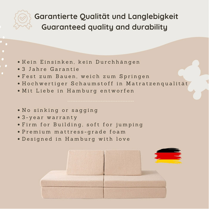 Divano modulare 6 pezzi Teddy 150 cm - immagine 7