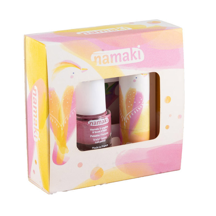 Set smalto peel-off e balsamo labbra