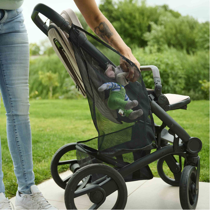 Rete portaoggetti laterale da passeggino - immagine 5