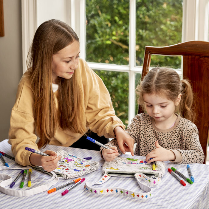 Borsa da colorare con 10 pennarelli - immagine 2