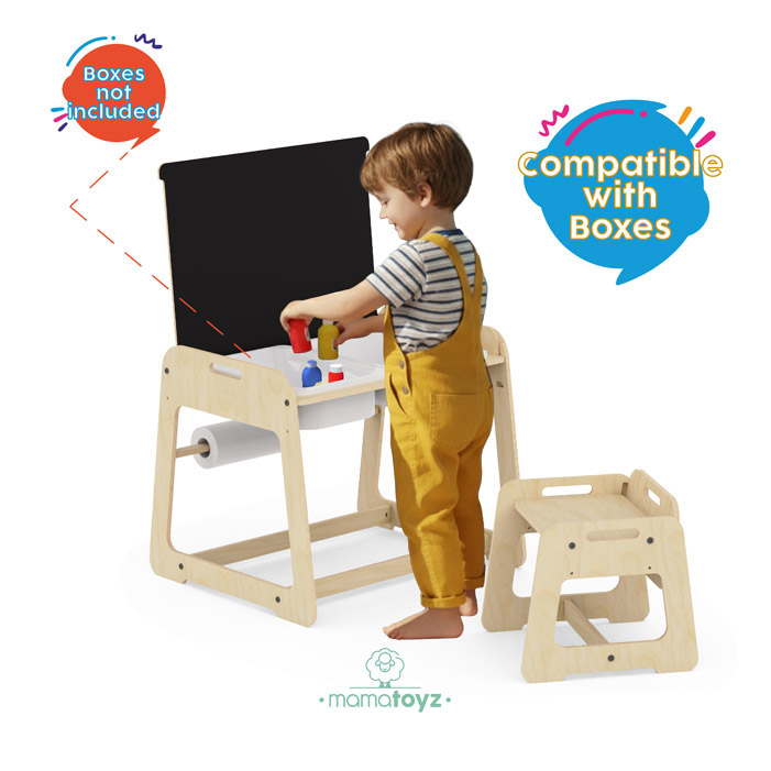 Tavolo, sgabello e lavagna MyTable 24+ - immagine 5