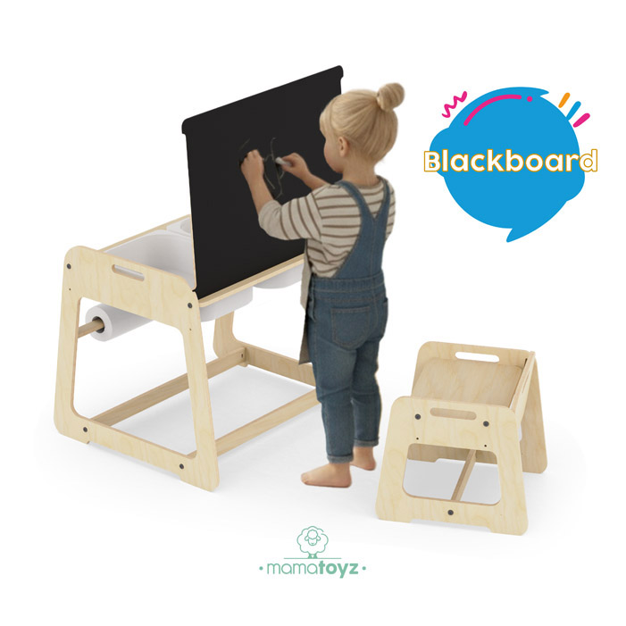 Tavolo, sgabello e lavagna MyTable 24+ - immagine 6