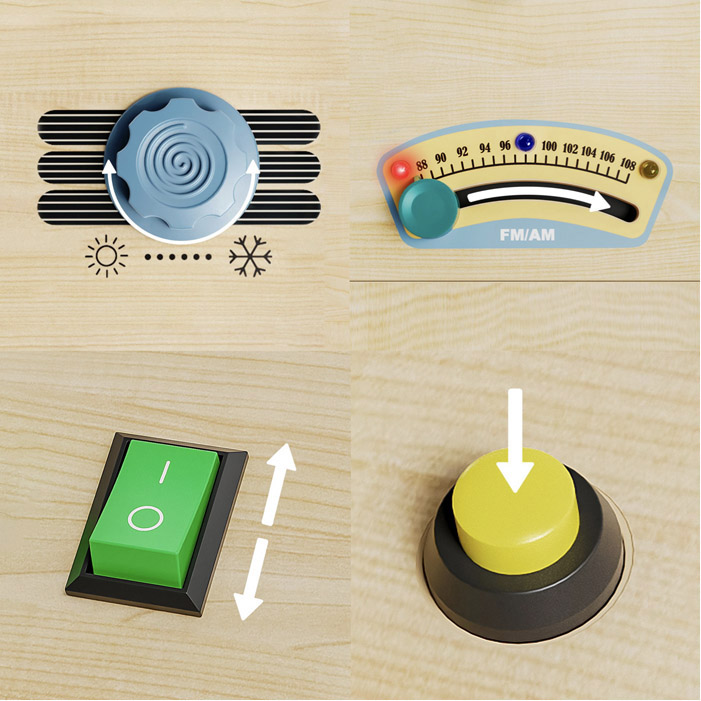 Gioco educativo Busy Board Pompieri 36+ - immagine 6