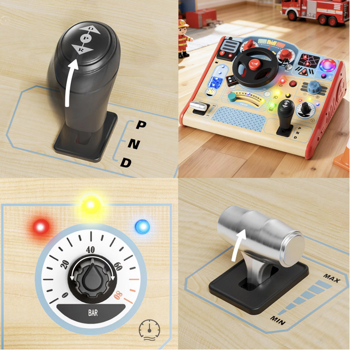 Gioco educativo Busy Board Pompieri 36+ - immagine 8